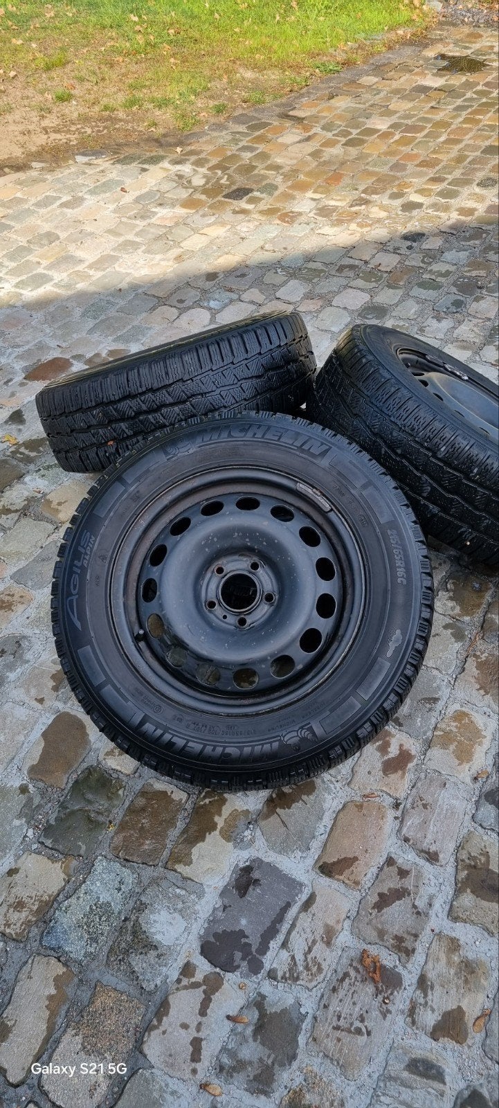 jantes en acier avec pneus d'hiver, Pneus et Jantes, 16 pouces, Véhicule utilitaire, Enlèvement