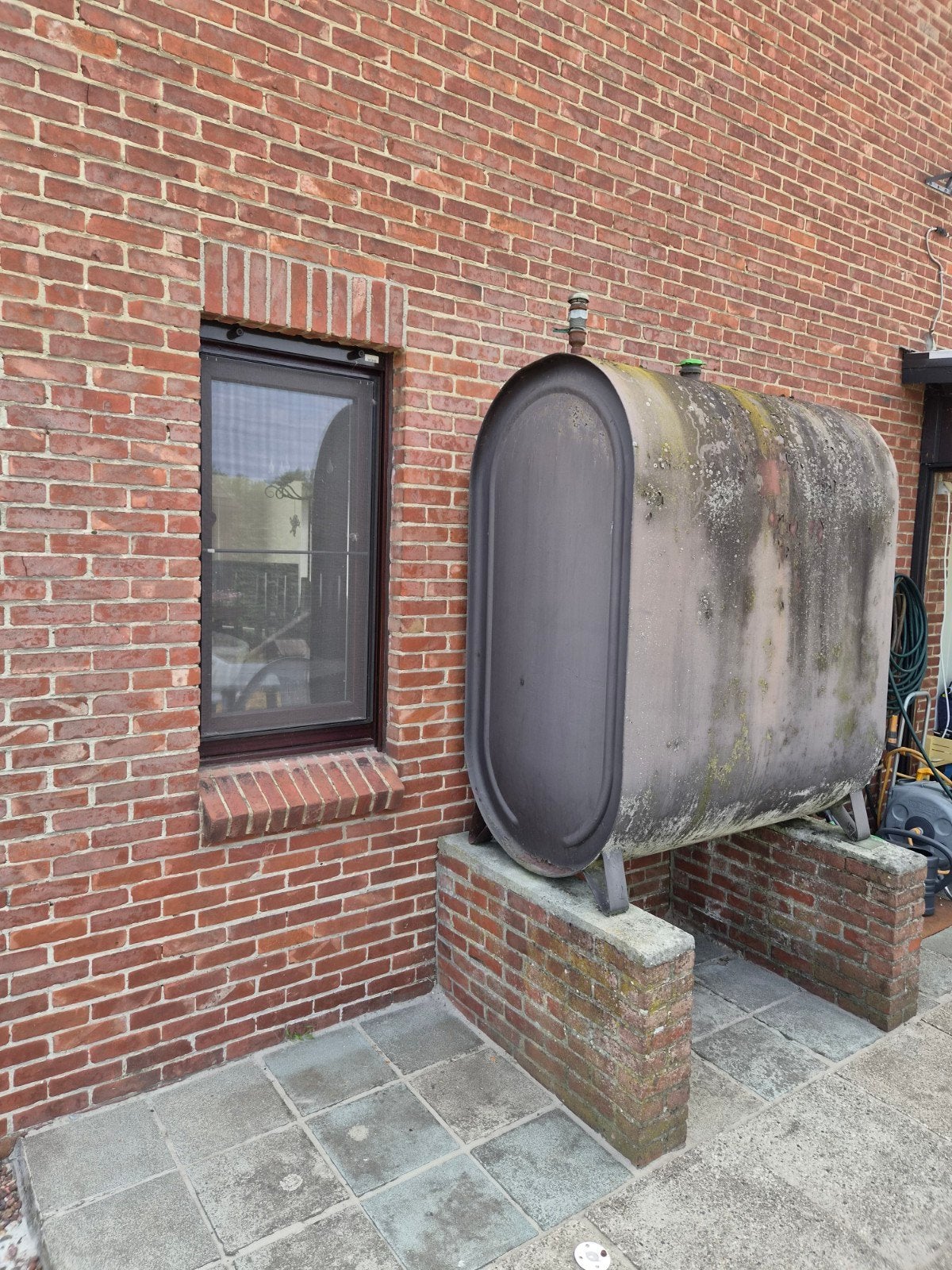 Mazoutton 1200 liter gekeurd, Huis en Inrichting, Ophalen