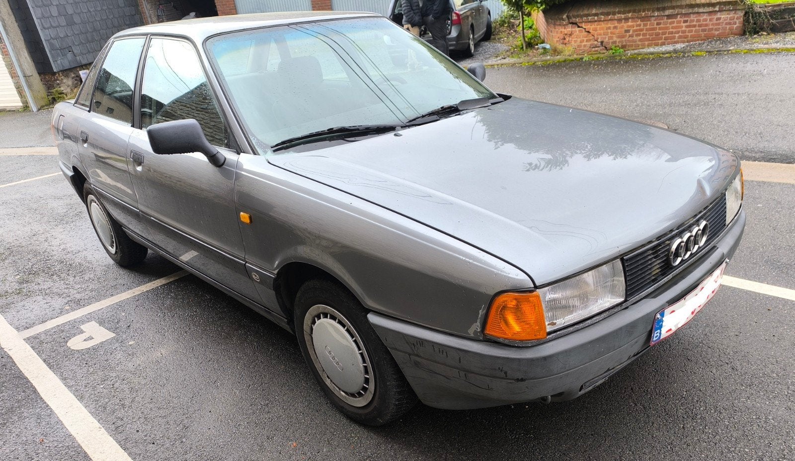 Audi 80 1.8 S, Autos, Audi, Argent ou Gris, Achat, Boîte manuelle, 5 portes