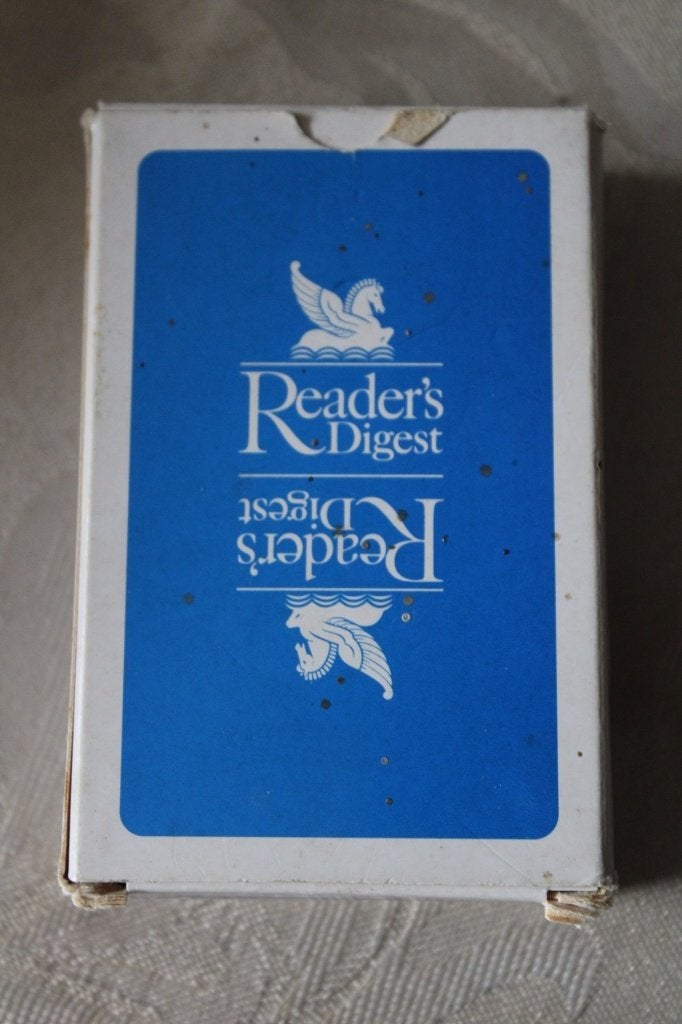 Speelkaarten Reader's digest, Ophalen of Verzenden, Gebruikt, Speelkaart(en)