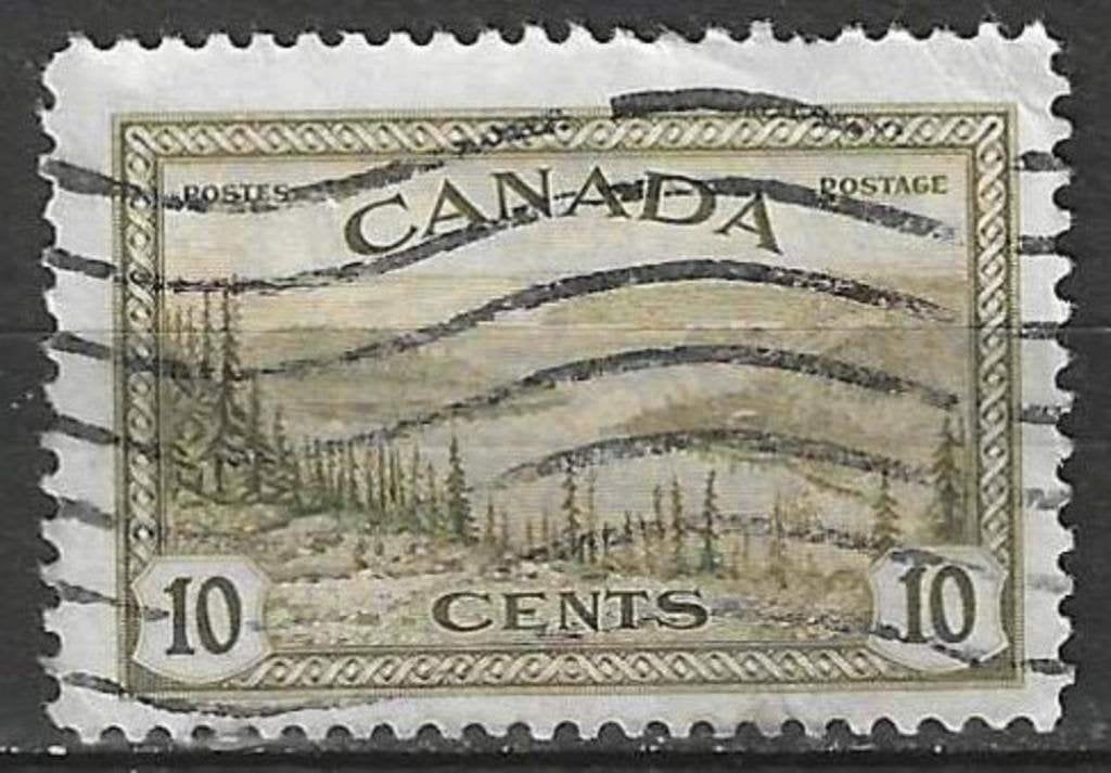 Canada 1946 - Yvert 220 - Lac des Gros Ours (ST), Envoi, Affranchi
