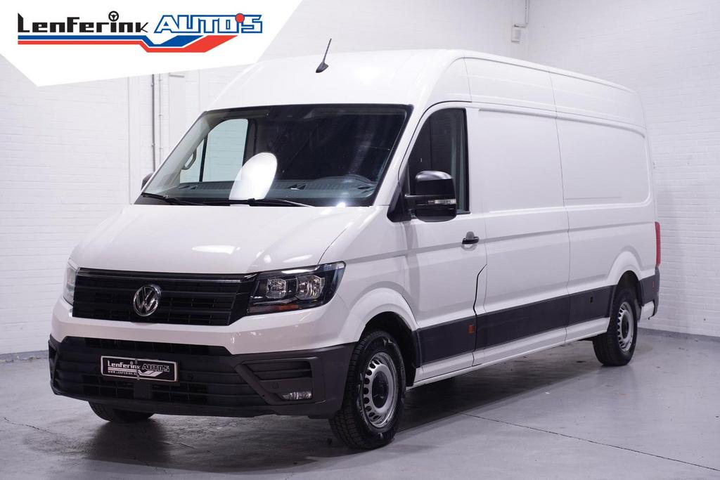 Volkswagen Crafter 2.0 TDI 140 pk L4H3 Comfortline Airco, Tr, Auto's, Bestelwagens en Lichte vracht, Wit, Bedrijf, 198 g/km, Te koop