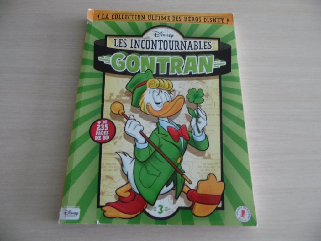 LES INCONTOURNABLES  GONTRAN    N° 3, Ophalen of Verzenden, Zo goed als nieuw, Eén stripboek, WALT DISNEY