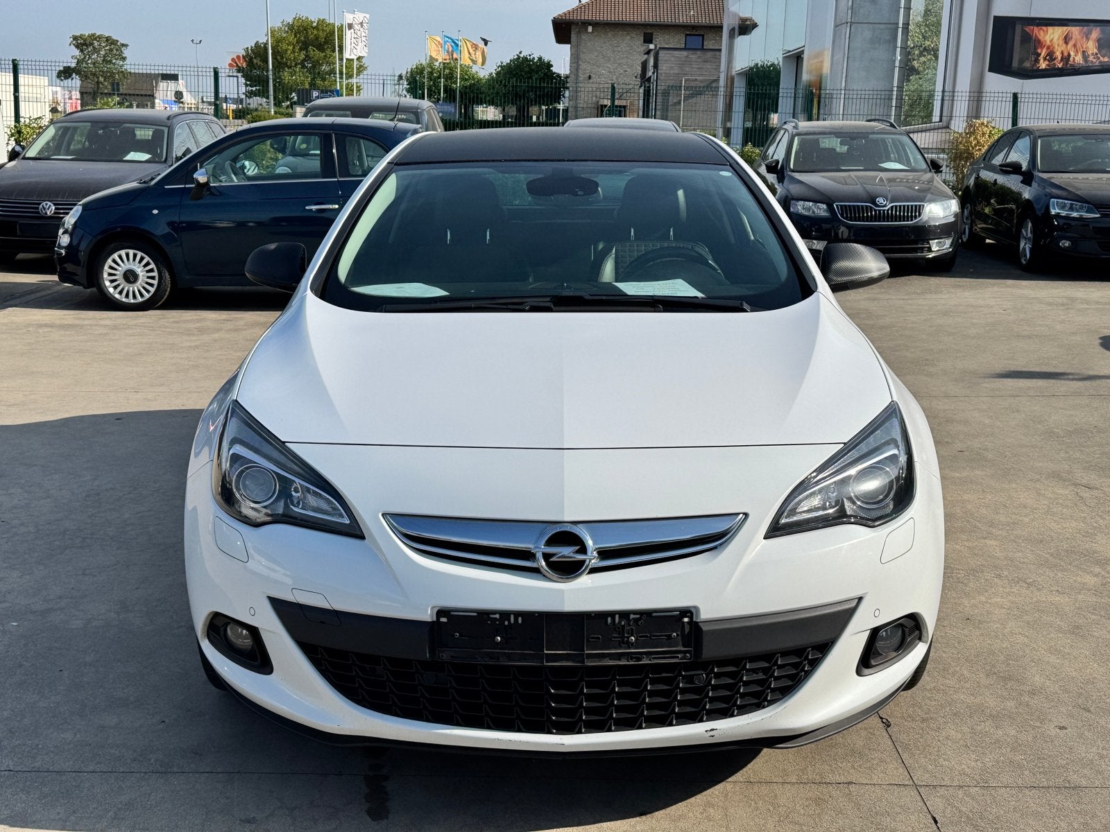 Opel Astra GTC-LINE 1.7L Diesel, Auto's, 1686 cc, Wit, Te koop, Parkeersensor