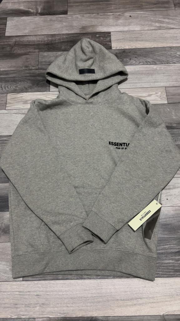 Essentials hoodie donker grijs, Ophalen of Verzenden, Zo goed als nieuw, Maat 46 (S) of kleiner, Grijs