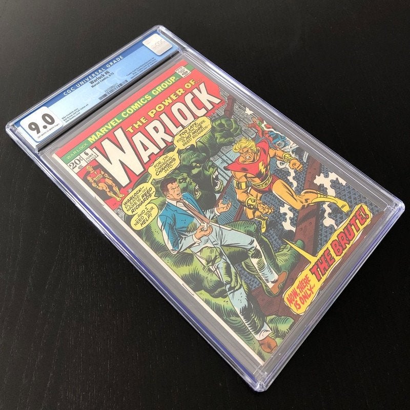 Warlock Vol.1 #6 CGC (1973) VF/NM (9.0), Boeken, Strips | Comics, Eén comic, Amerika, Marvel Comics, Verzenden