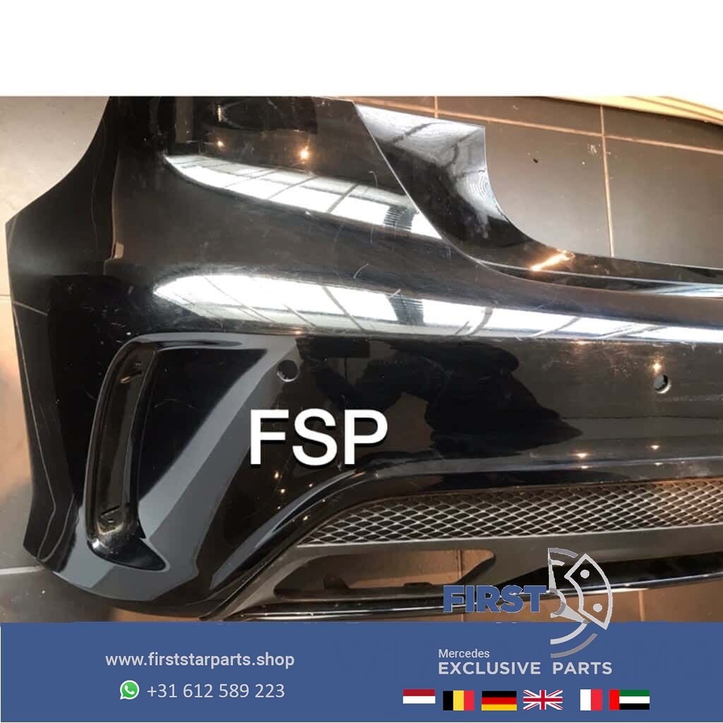 W176 A45 AMG Achterbumper zwart Mercedes A Klasse 2012-2018, Arrière, Utilisé, -, -