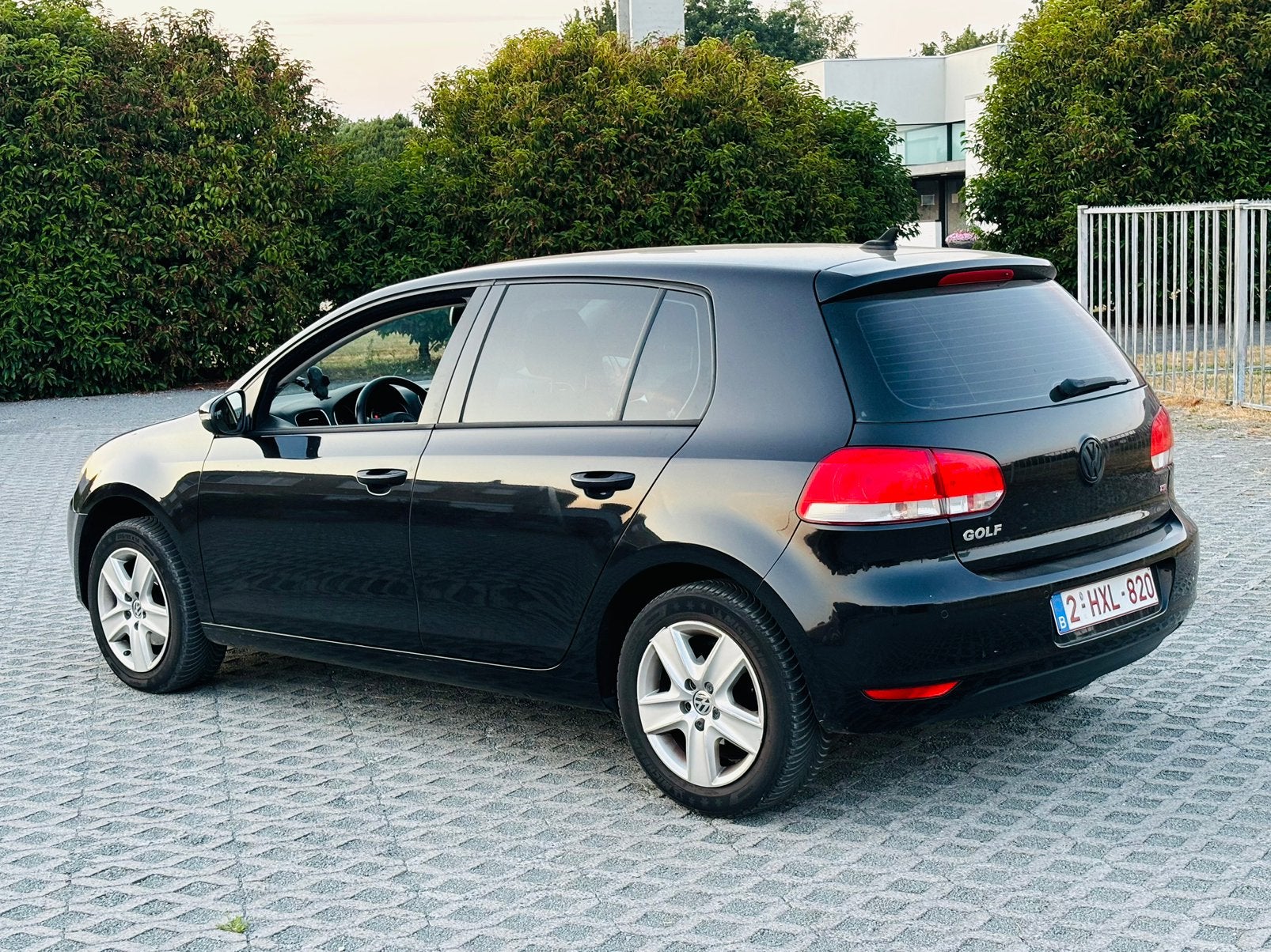 VW GOLF 6 1.4 BENZINE 5 DEUR NAVI AIRCO 2010, Euro 5, Achat, Boîte manuelle, Noir