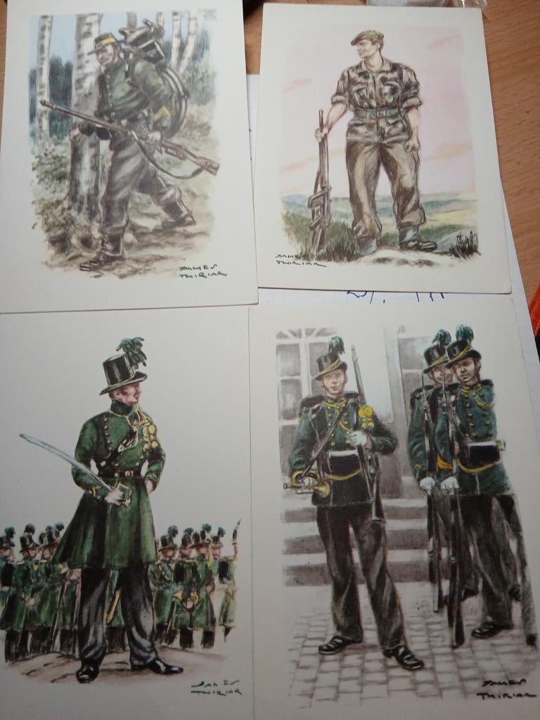 Uniformes belges.  Thiriar. Lot 1., Verzamelen, Militaria | Algemeen, Ophalen of Verzenden, Rijkswacht