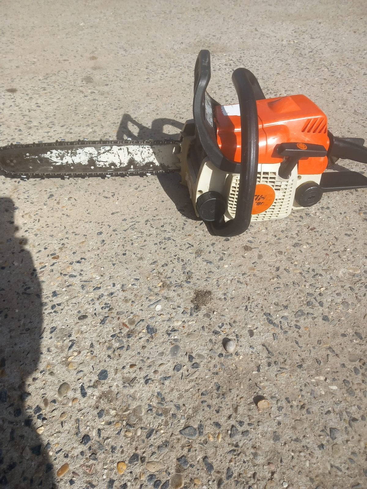Stihl MS180, Tuin en Terras, Ophalen, Zo goed als nieuw
