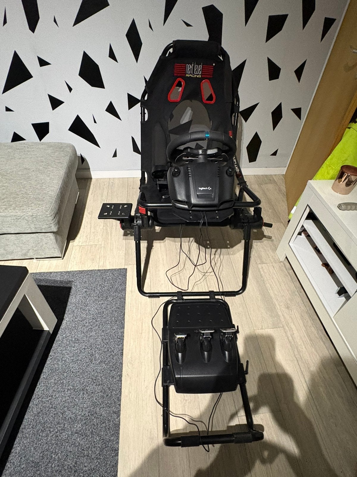 Volant logitech complet, siege next level racing, Consoles de jeu & Jeux vidéo, Enlèvement, Comme neuf