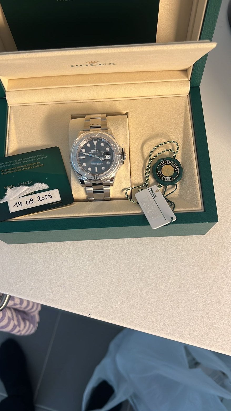 Rolex yacht master 40, Ophalen, Zo goed als nieuw, Rolex