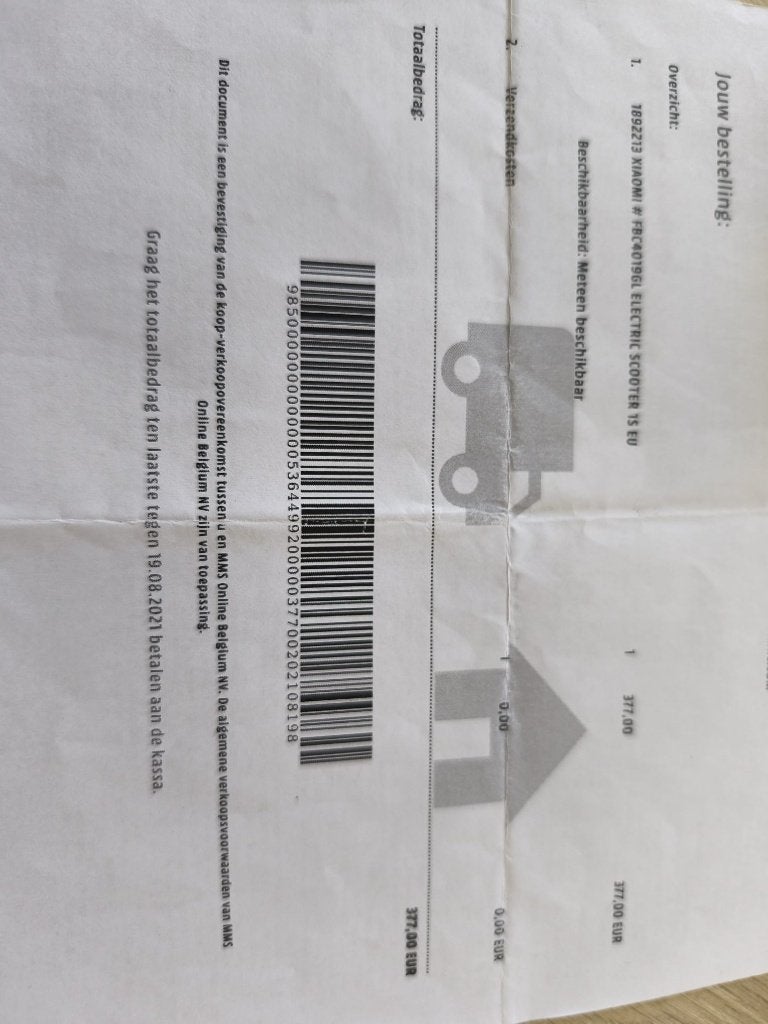 Xiaomi Mi Electric Scooter 1S, Fietsen en Brommers, Ophalen, Gebruikt, Elektrische step (E-scooter), Xiaomi