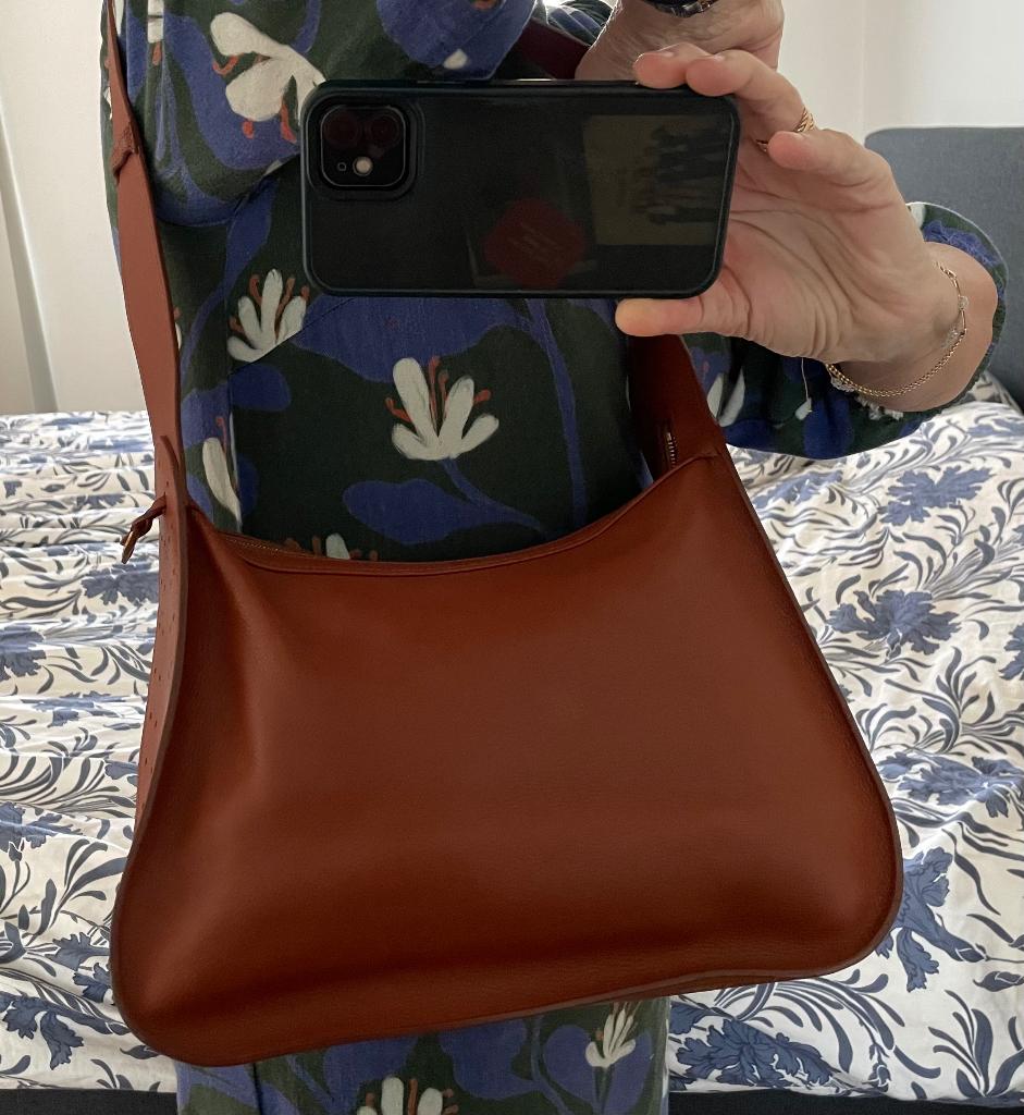 Delvaux handtas, Ophalen of Verzenden, Zo goed als nieuw, Bruin, Handtas