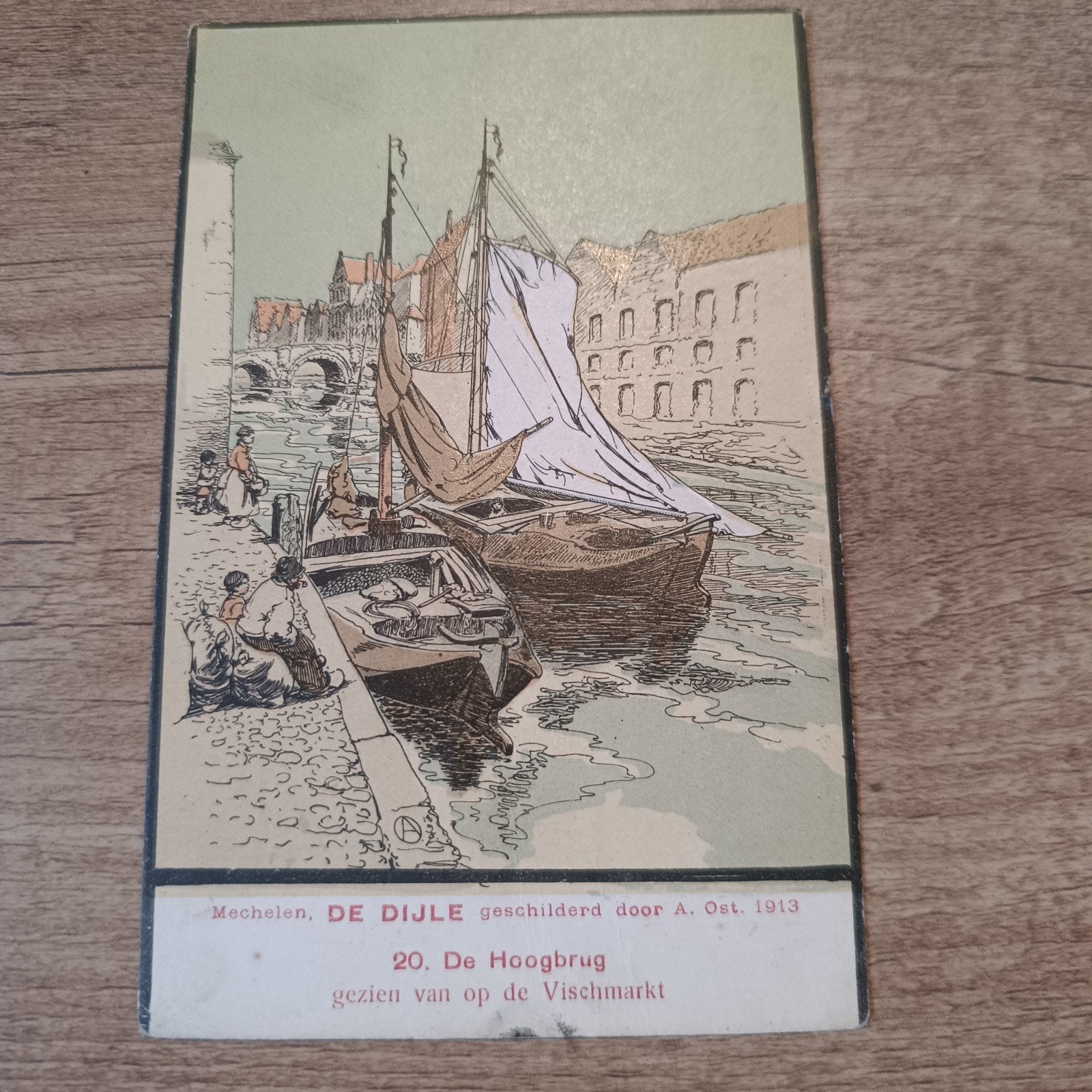 A Ost Alfred DE DIJLE Nr 20 Hoogbrug, Ophalen of Verzenden