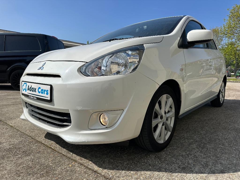 Mitsubishi Space Star / 2015 / Benzine / 1 jaar garantie, Auto's, Voorwielaandrijving, Euro 5, Stof, Zwart