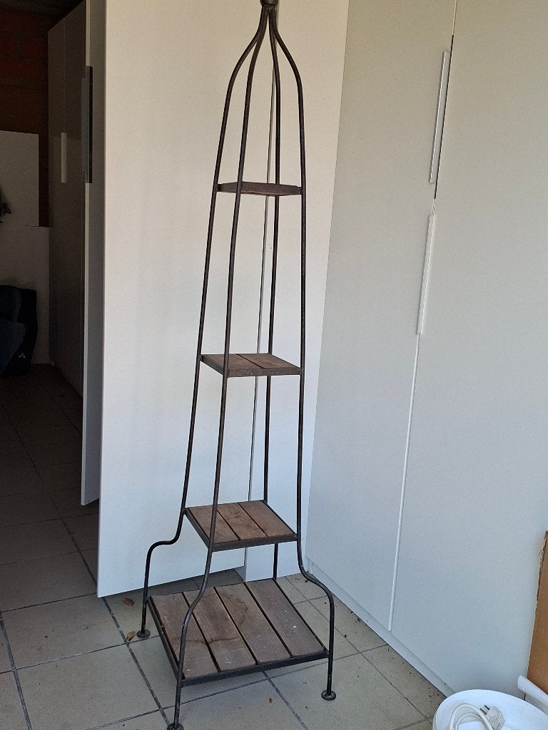 Rek etagere, Ophalen, Etagère, Metaal, Gebruikt
