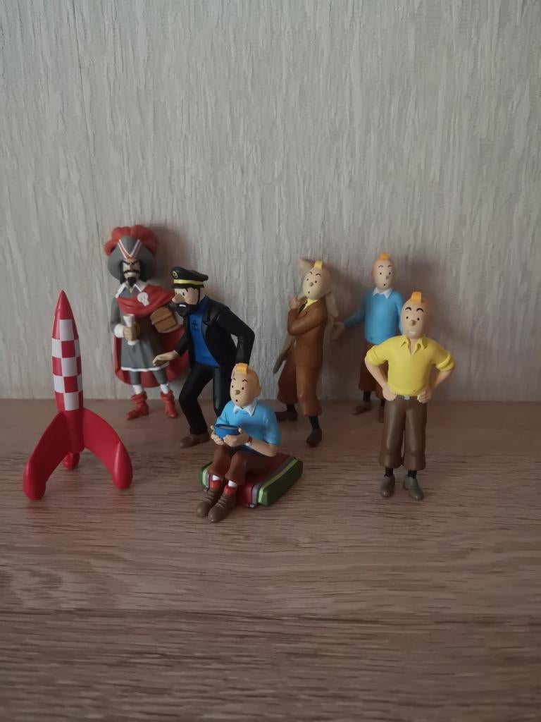 Kuifje figuren Moulinsart, Ophalen of Verzenden, Kuifje, Gebruikt, Beeldje of Figuurtje