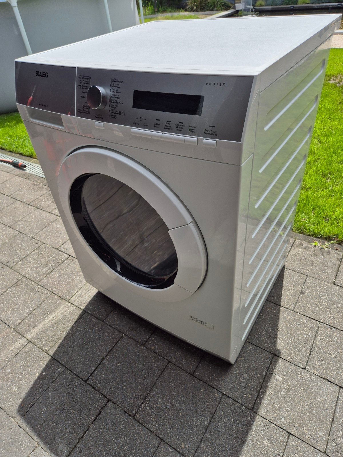 AEG WASMACHINE 9KG A+++ IN HEEL GOEDE STAAT WERKT 100%GOED., Ophalen