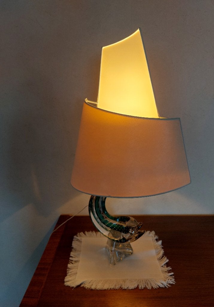 Zeldzame vintage bubbelkristallen lamp „MdB”, Ophalen