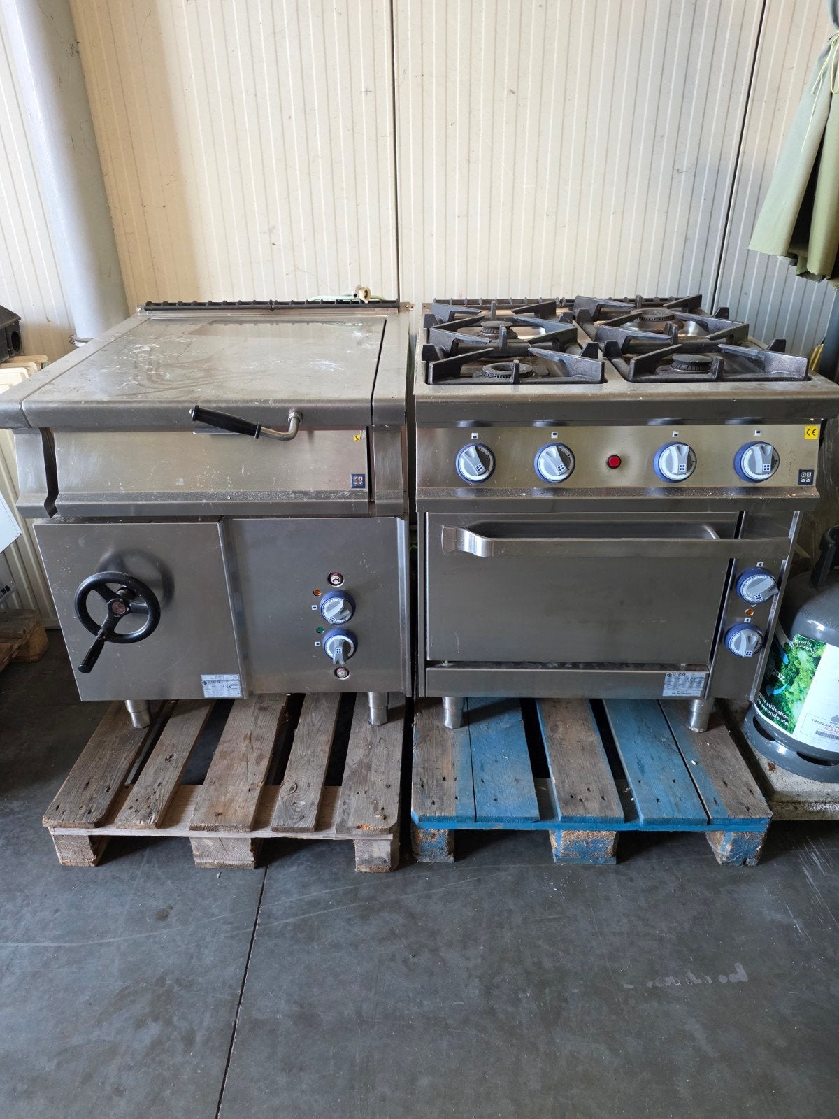 Kookketel Gico met gasfornuis en elektrische oven Gico Italy, Ophalen