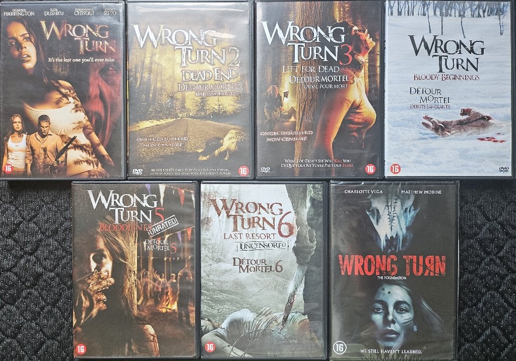 Wrong Turn Collectie, Cd's en Dvd's, Ophalen of Verzenden, Zo goed als nieuw