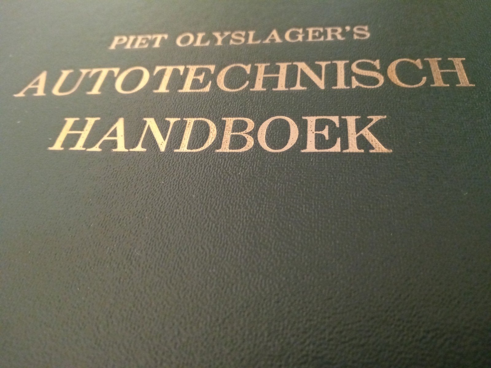 Série complète de manuels techniques automobiles de Piet Oly, Enlèvement