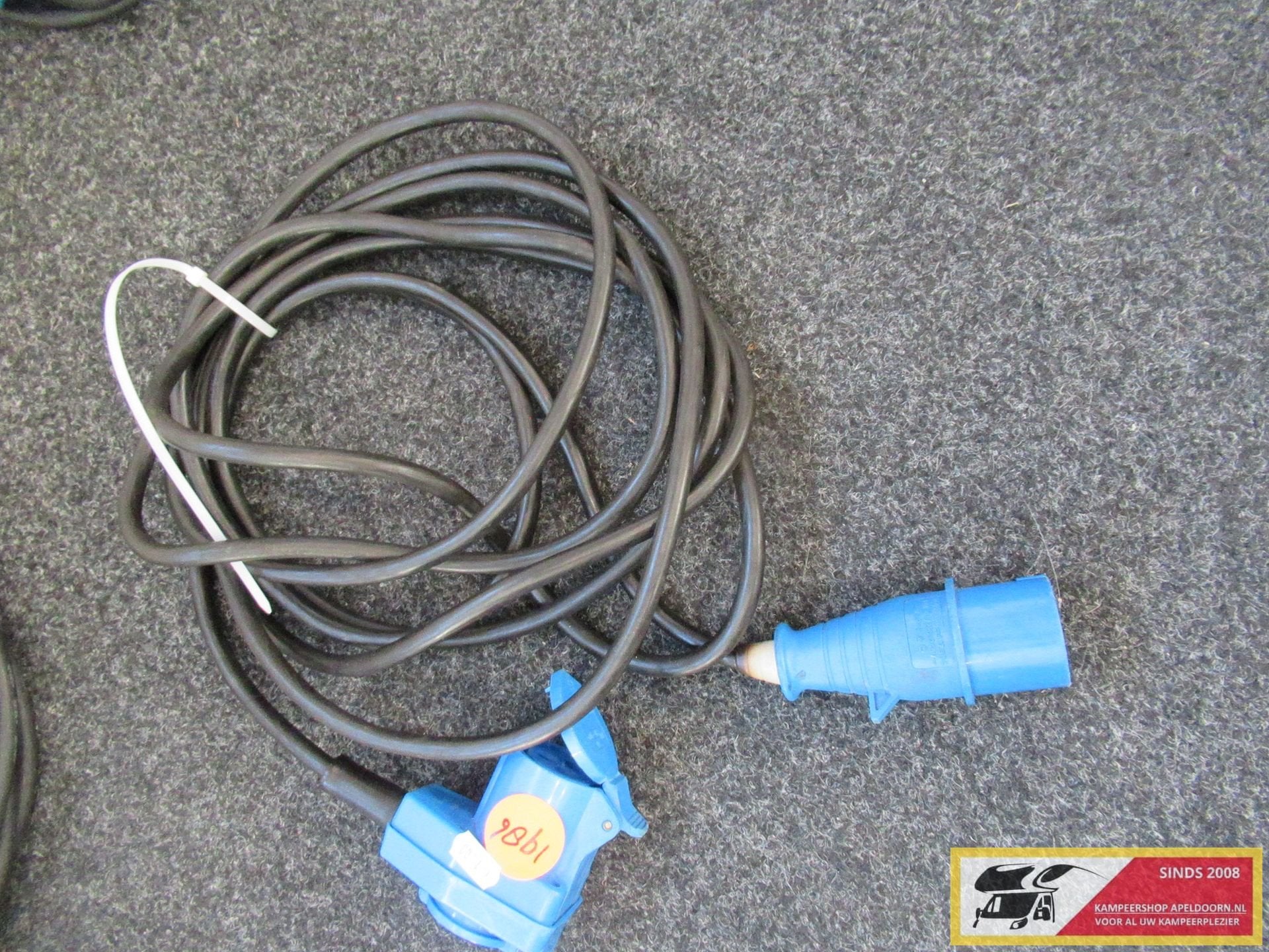 5 mtr snoer met stekkers nr. 1986, -, Utilisé, -, -