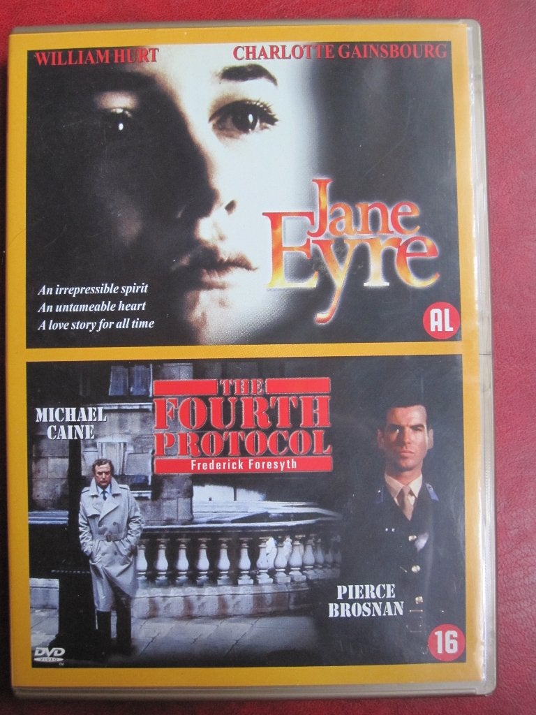 Jane Eyre + The Fourth Protocol (2 films op 1 DVD), Engels, Vanaf 16 jaar, Nederlands, Ophalen of Verzenden