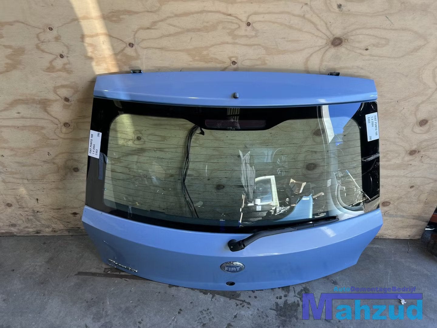 FIAT PUNTO 2 188 blauw Achterklep 2002-2005, Gebruikt, Deur, Stellantis Europe S.p.A., Info@stellantis.com
