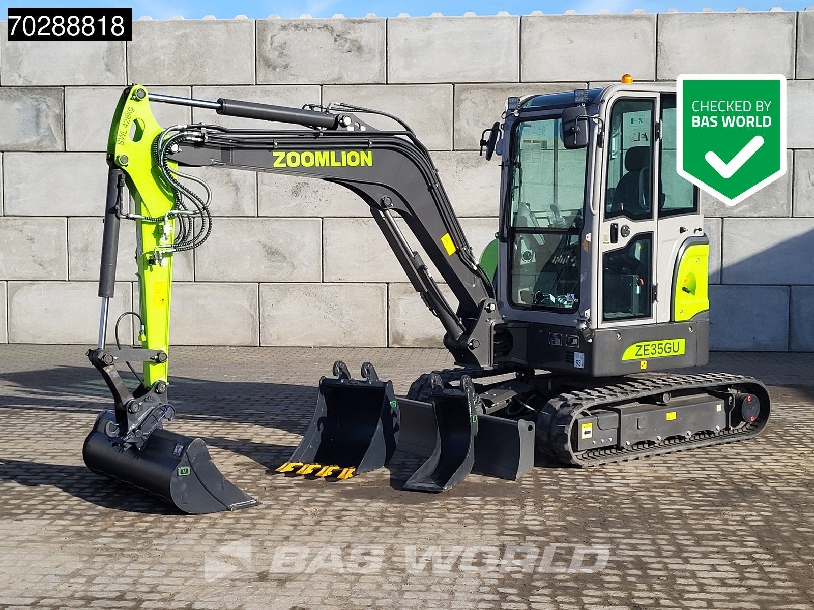 Zoomlion ZE35 GU FACTORY WARRANTY - CW/3 BUCKETS - CE, Articles professionnels, Machines & Construction | Grues & Excavatrices