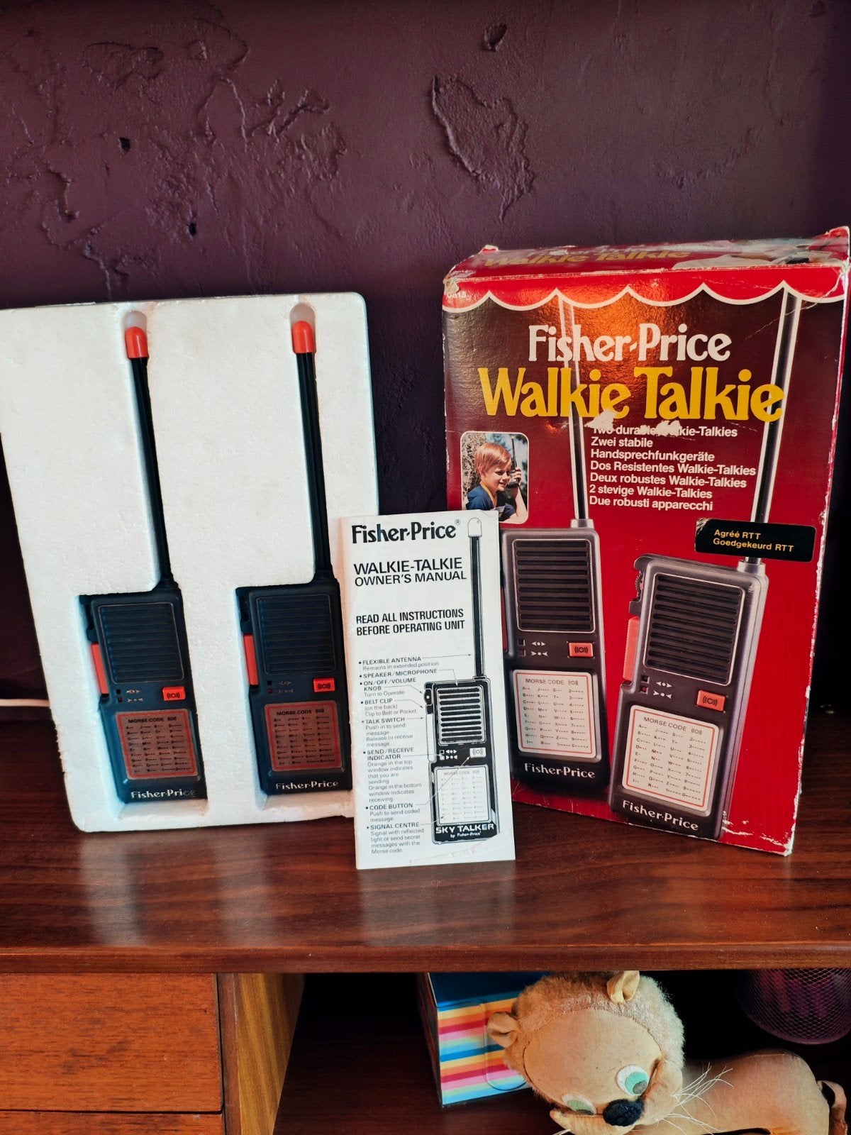 Vintage Fisher-Price Sky Talkers Walkie-Talkies in Doos!

Te, Verzamelen, Ophalen of Verzenden