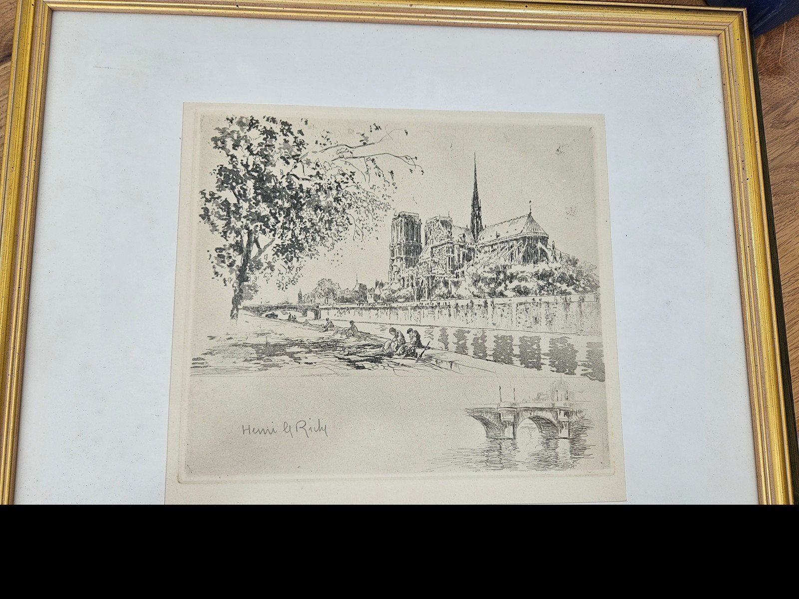 Henri Le Riche, Enlèvement, Eau-forte