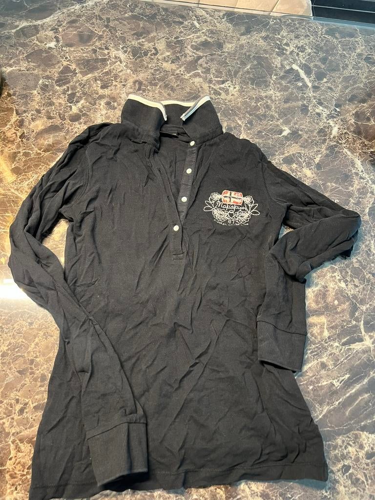 Chemise Napapijri, Enlèvement ou Envoi, Comme neuf, Taille 38/40 (M), Noir