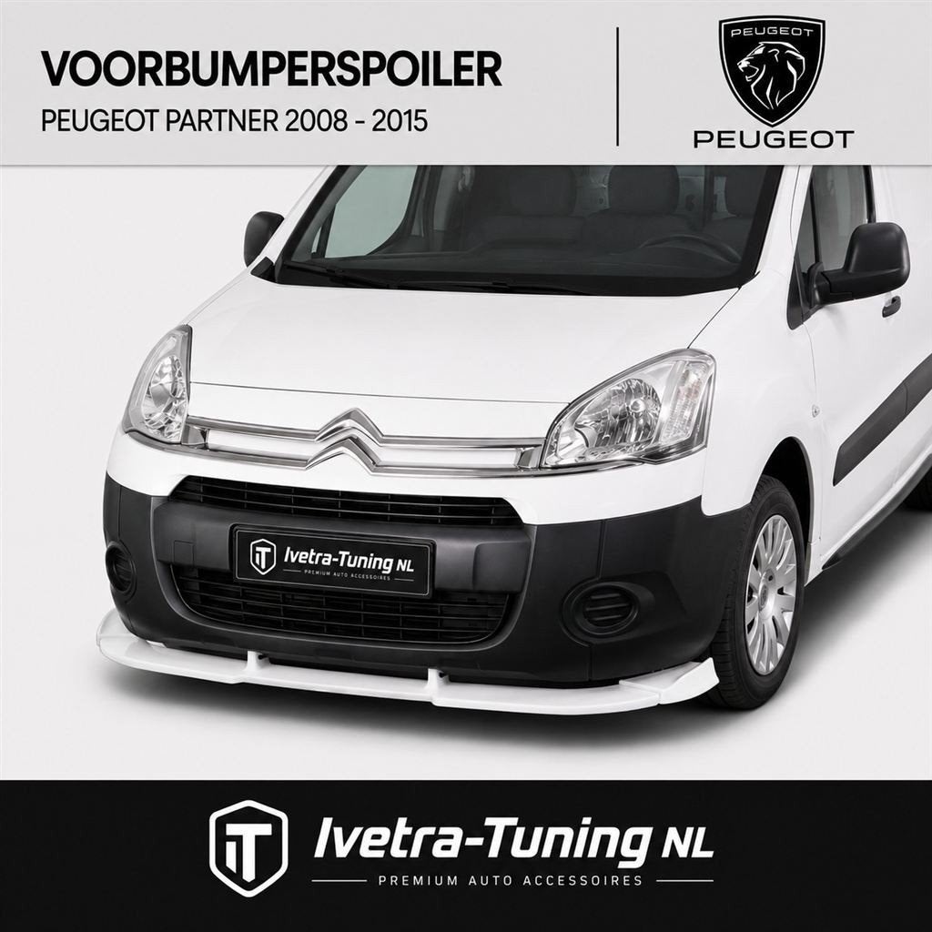 Voorbumperspoiler Peugeot Partner | Frontsplitter Peugeot, Ophalen of Verzenden