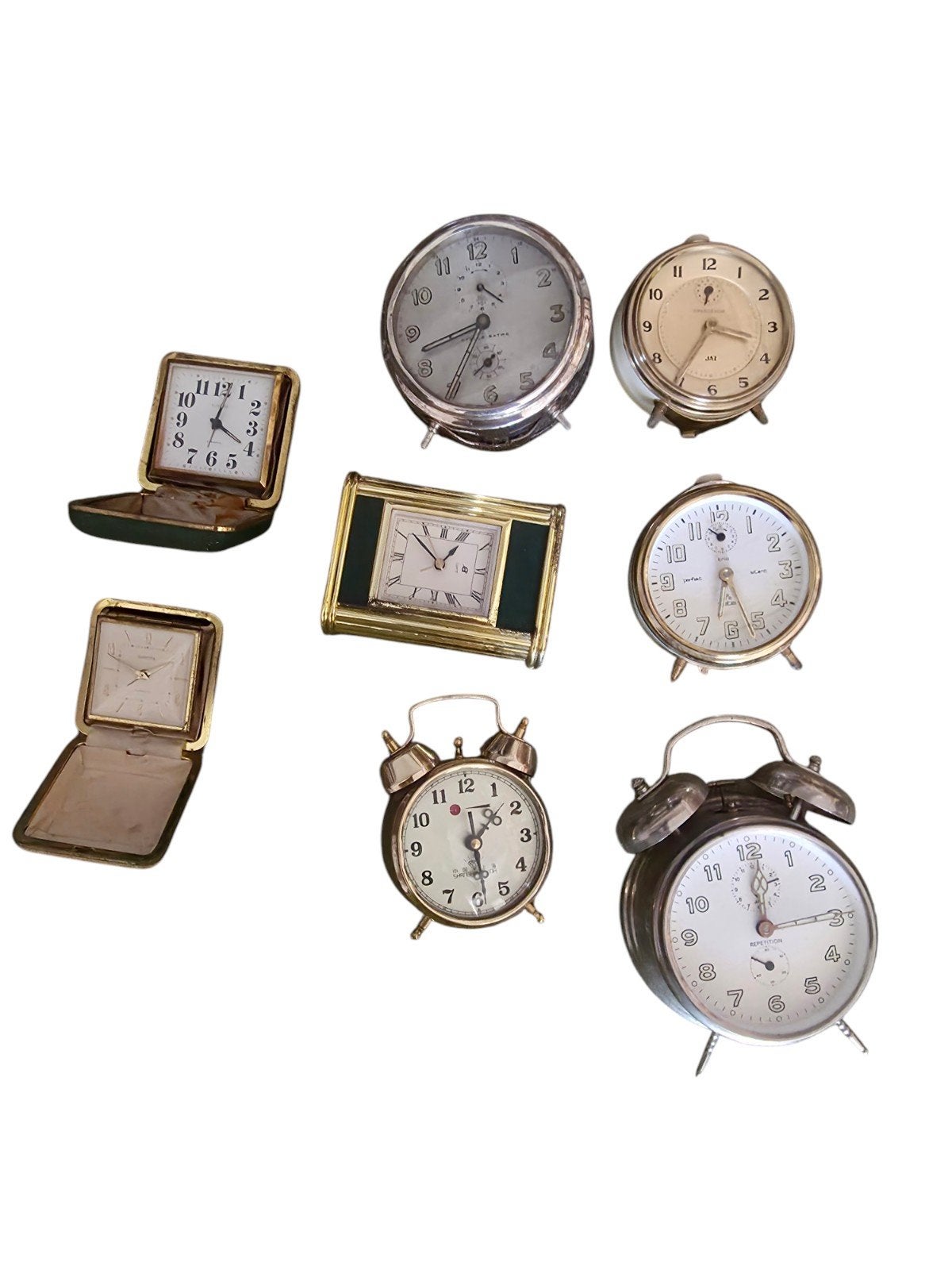 Lot de réveils et horloges de table vintage, Antiquités & Art, Enlèvement ou Envoi