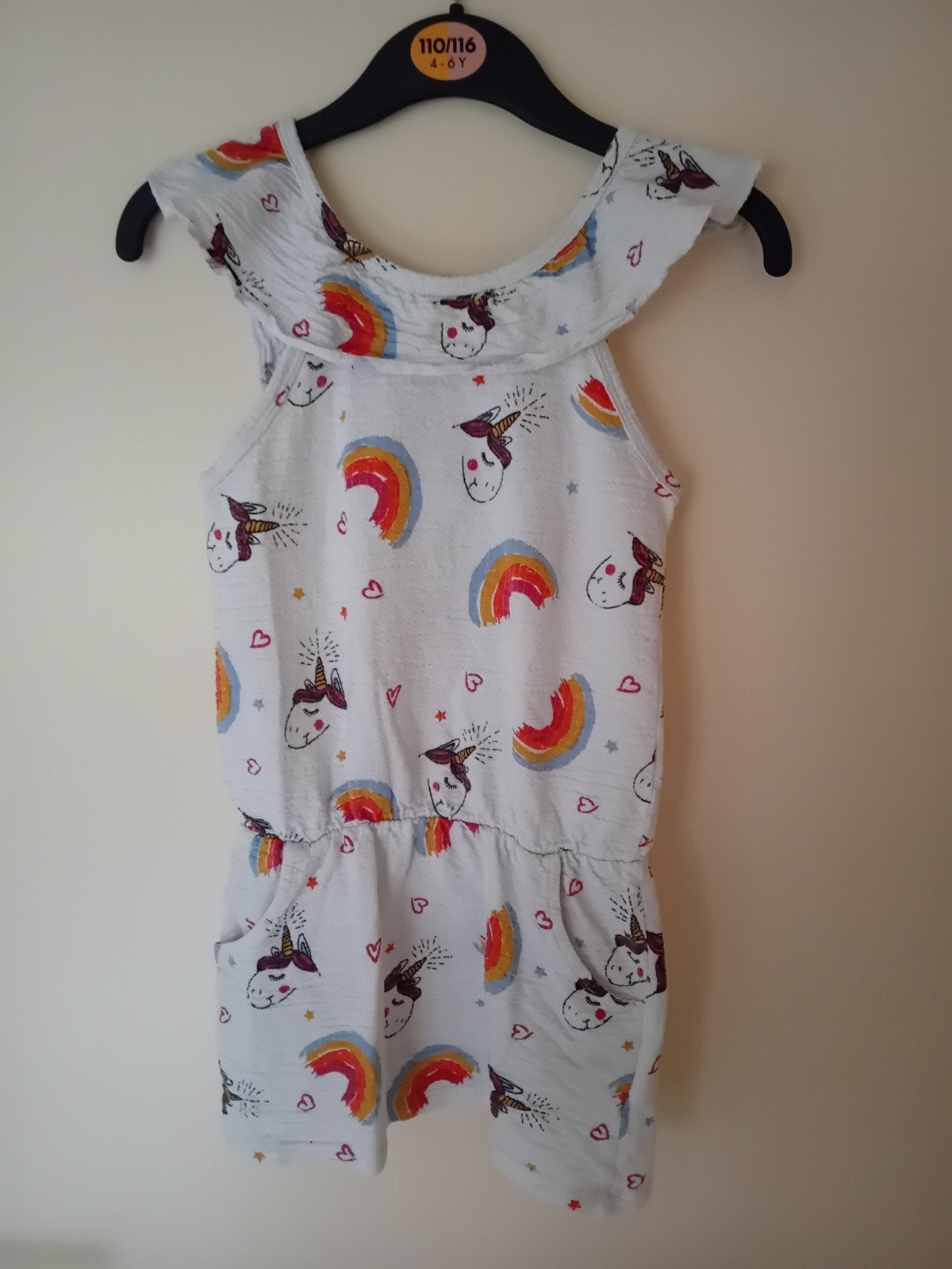 Jurk unicorn, Kinderen en Baby's, Kinderkleding | Maat 92, Lemon beret, Meisje, Ophalen of Verzenden, Zo goed als nieuw