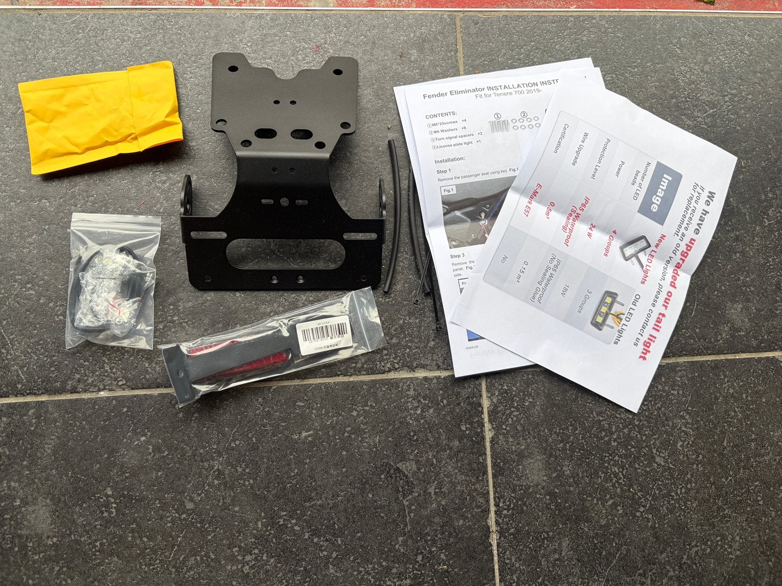 Tenere 700 fender eliminator., Motoren, Ophalen, Nieuw