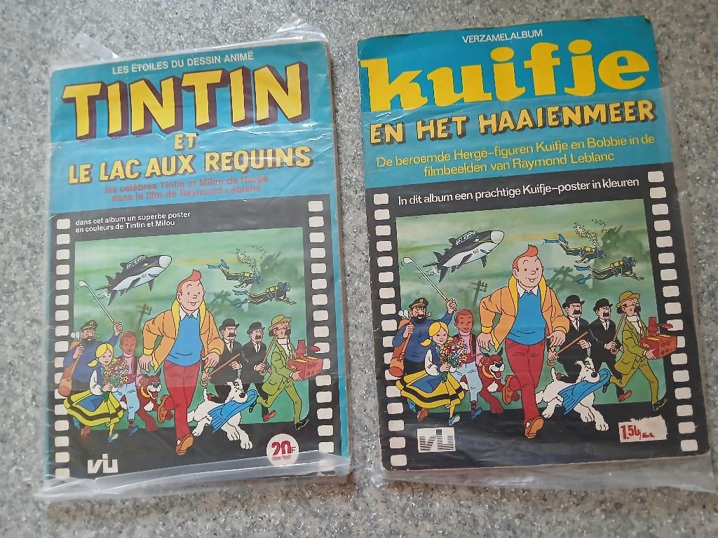 Kuifje en het haaienmeer (frans+nederlands), Boeken, Ophalen of Verzenden