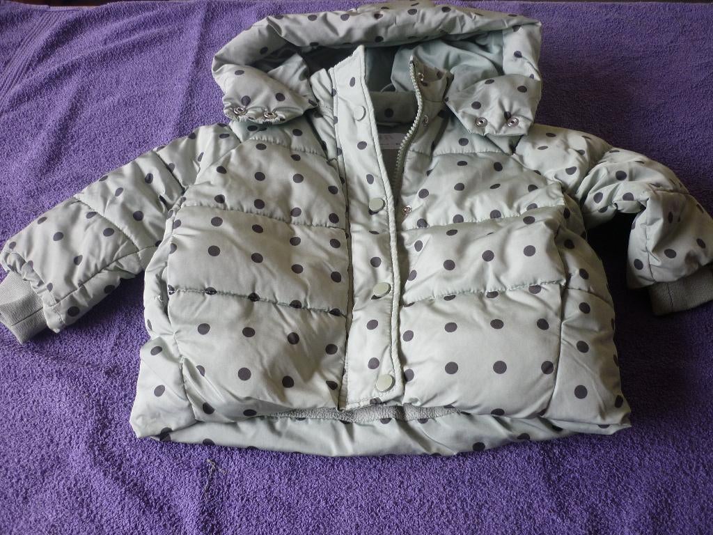 Jas meisje 9à12m-witte maat 86, Enfants & Bébés, Vêtements de bébé | Taille 86, Neuf, Enlèvement ou Envoi, Zara, Fille