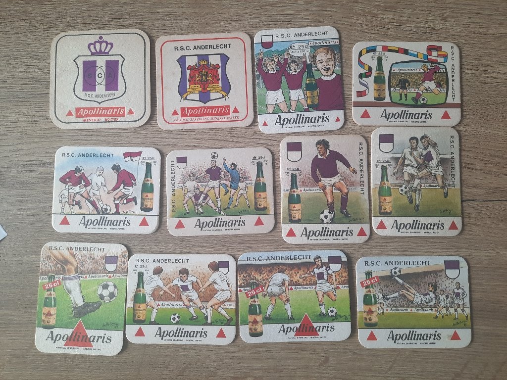 apollinaris Anderlecht 1974-1992, Ophalen of Verzenden, Gebruikt, Clubaccessoires