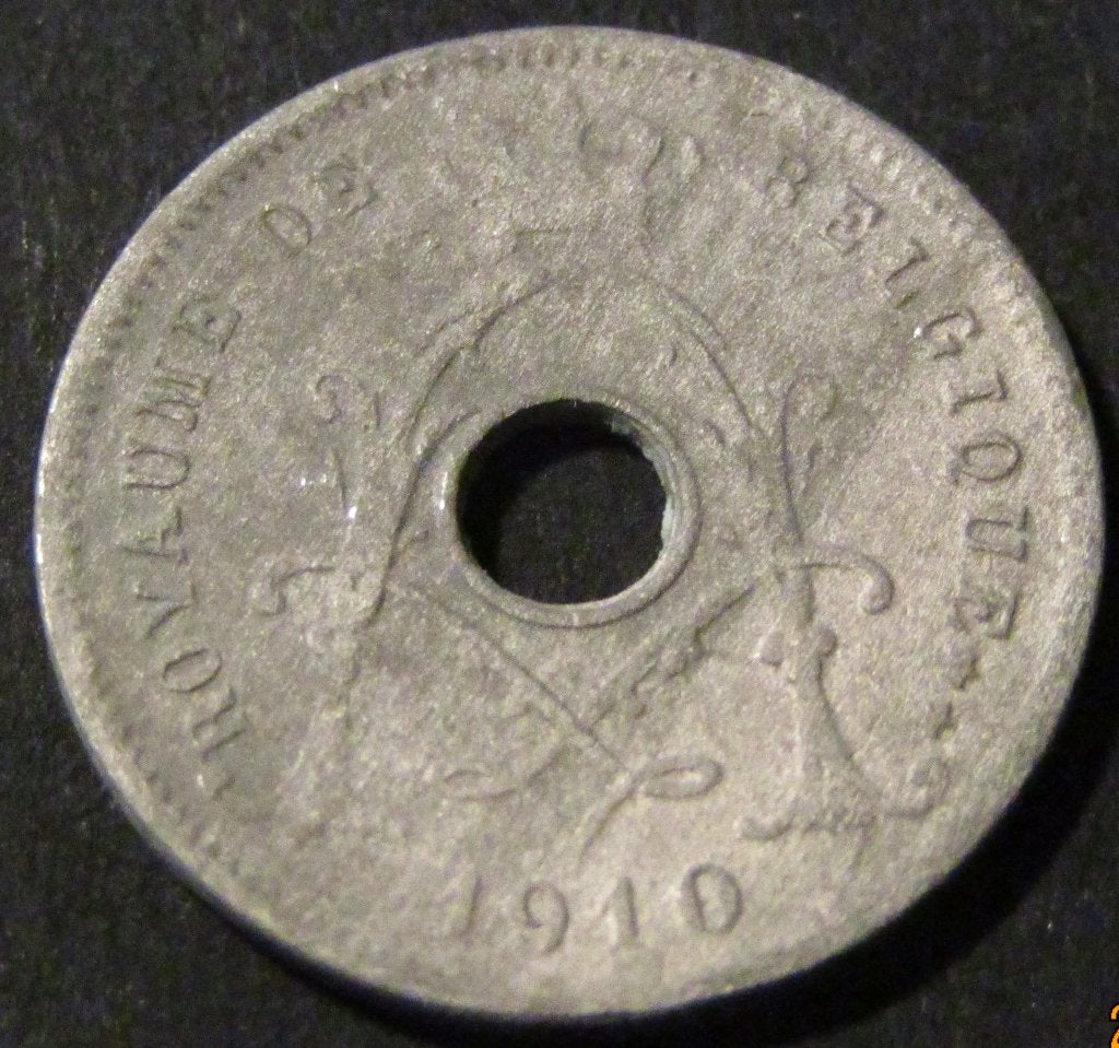 5 centimes 1910 francophone - Albert Ier, Timbres & Monnaies, Enlèvement ou Envoi, Autre, Monnaie en vrac