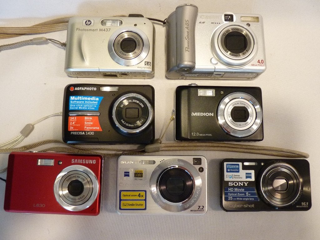 7x dig.cameras:Kodak, Panasonic, Nikon, Olympus, Canon,Sony, Audio, Tv en Foto, Canon, Ophalen of Verzenden, Zo goed als nieuw