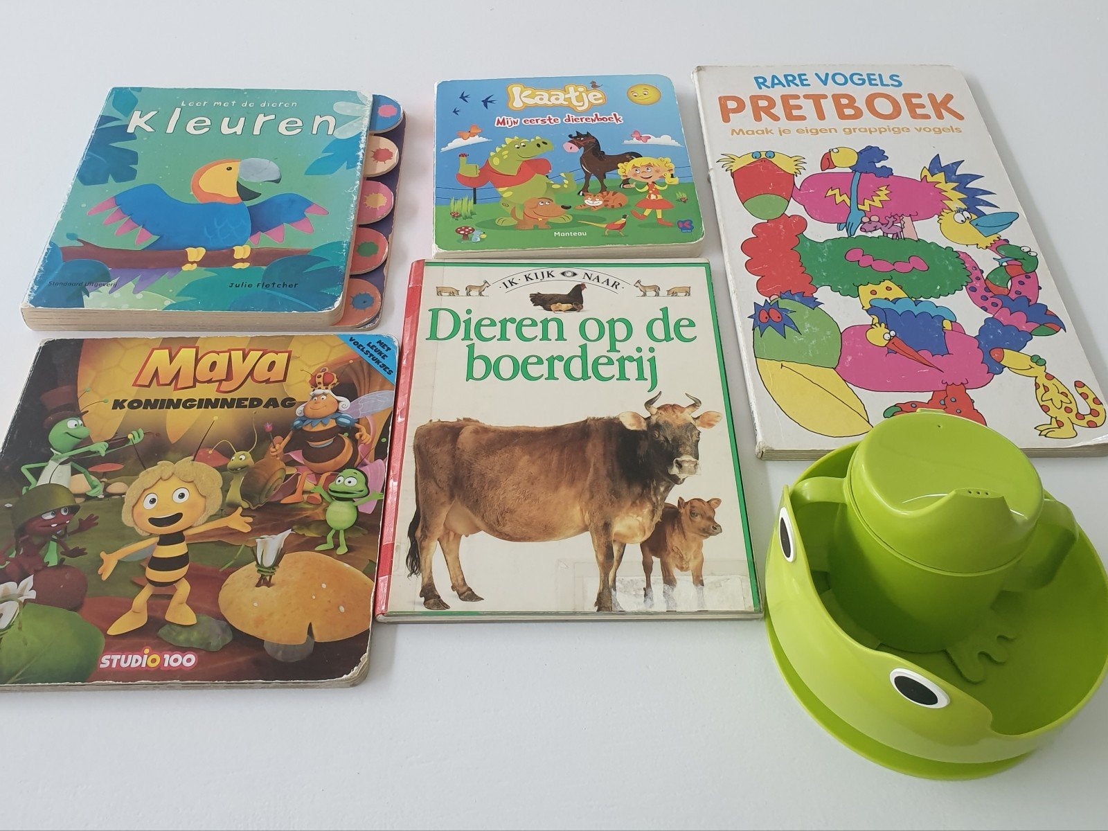 Babyboekje, kom en beker, Boeken, Dieren en Huisdieren, Ophalen