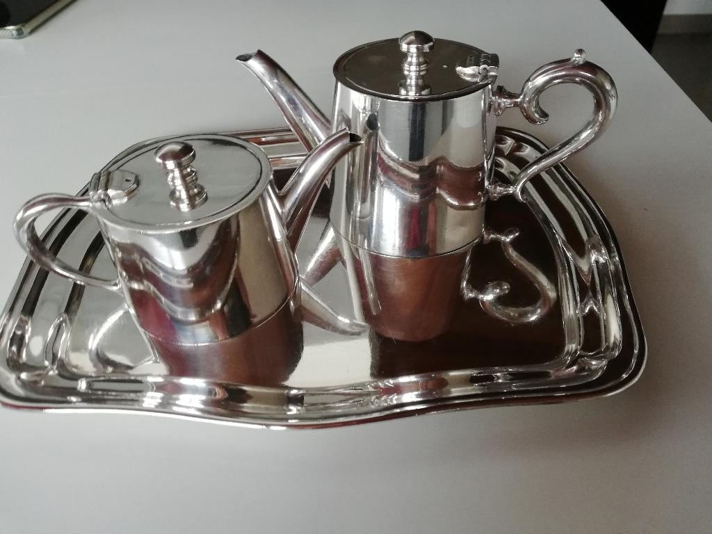 Verzilverde theekannetjes, Ophalen of Verzenden, Zilver