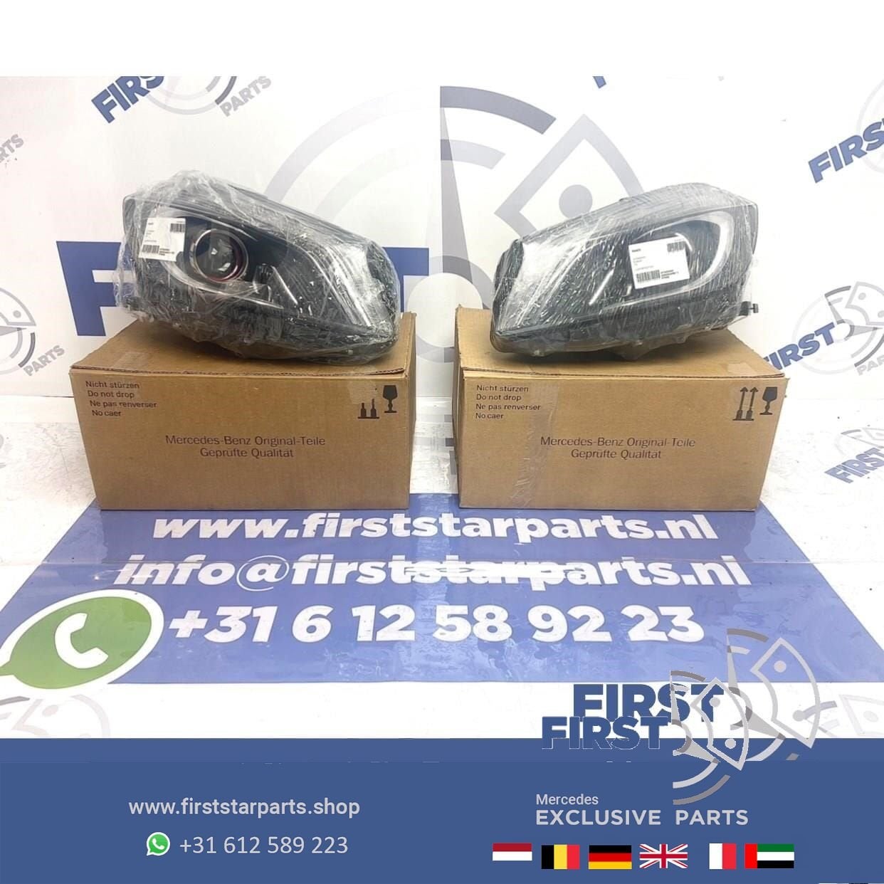 W176 XENON LED ILS KOPLAMPEN SET RODE RING A45 A KLASSE 2012, Autos : Pièces & Accessoires, Éclairage, Mercedes-Benz, Utilisé