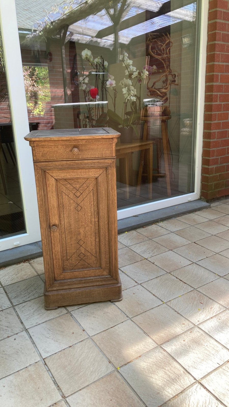 Table de chevet vintage, Enlèvement, Utilisé
