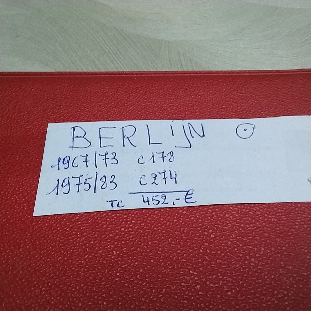 BERLIJN gestempeld 1967/73, 1975/83 cote 452,00€ Lindner, Timbres & Monnaies, Timbres | Albums complets & Collections, Enlèvement ou Envoi
