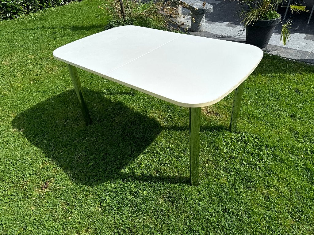 table de cuisine extensible  qualité acheté+ de 990 eur, 150 à 200 cm, Enlèvement, Utilisé, 50 à 100 cm