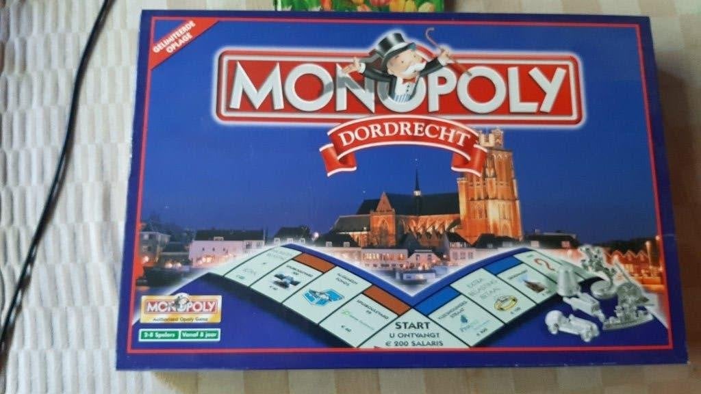 jeu de plateau 1ère édition Monopoly Dordrecht Monopoly, 1 ou 2 joueurs, Enlèvement ou Envoi, Comme neuf, Monopooly